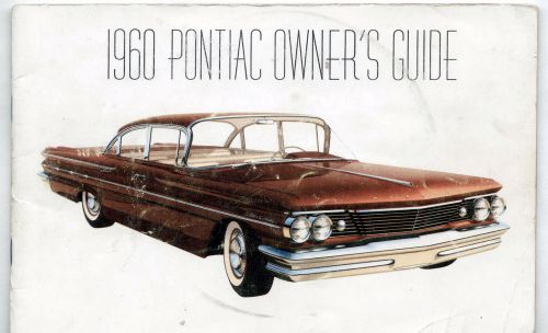 Vintage pontiac 1960 owner&#039;s guide general motors, michigan/automobile manual