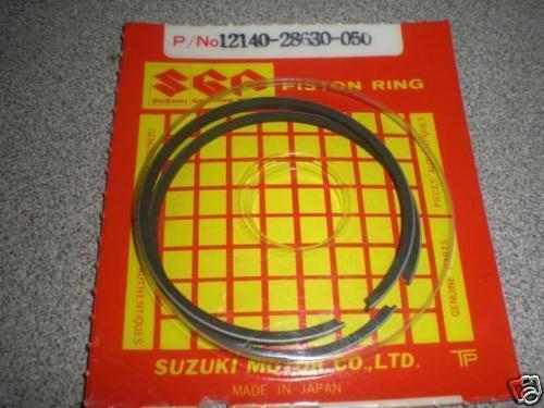 Nos suzuki rm100 rm80 .50 ring set 12140-28630-050