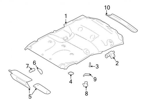 Ford oem dashboard air vent 9l1z19893ag image 4