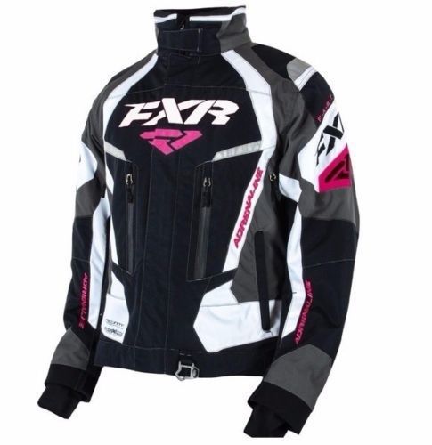Fxr womens ladies adrenaline warm winter snowmobile jacket coat- size 14 -new
