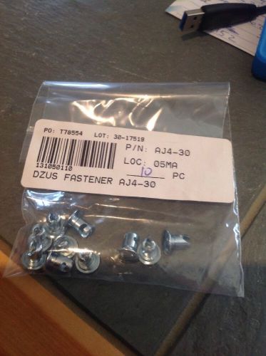 10 x .250 dzus fasteners. aj4-30 aircraft