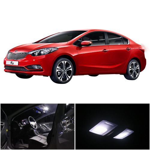 11x xenon white led interior light package for kia forte k3 cerato 2013-2014