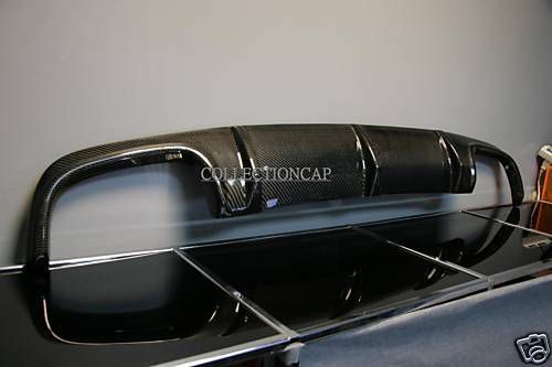 For mercedes benz w211 e63 e55 amg 2002~2008 carbon fiber diffuser collectioncap