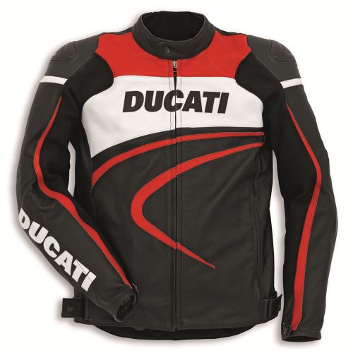 Custom made ducati jacket with certifed armor replica sizes 36,38,40,42