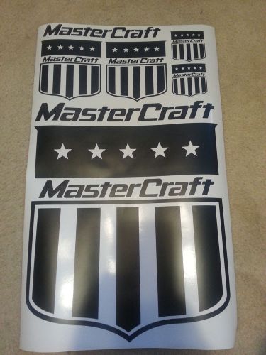 Mastercraft large shield sticker/decal 14 x 15