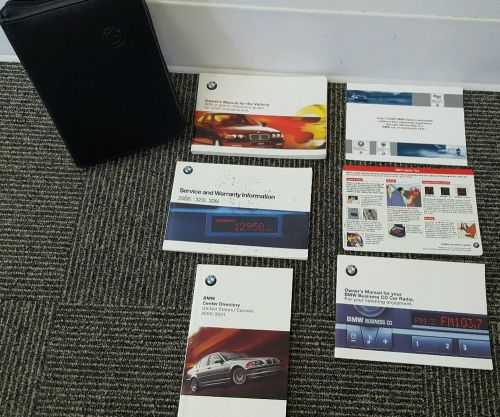 Complete owners manual book set 2000 bmw 3 series