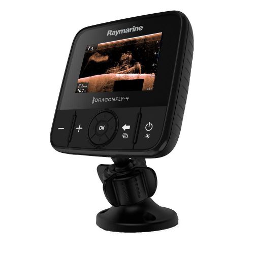 Raymarine dragonfly 4dv w/t/m transducer chirp downvision  sonar -e70291