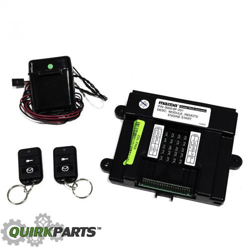 2007-2015 mazda cx-9 remote engine start kit w/ 2 key fob oem 0000-8f-n02c