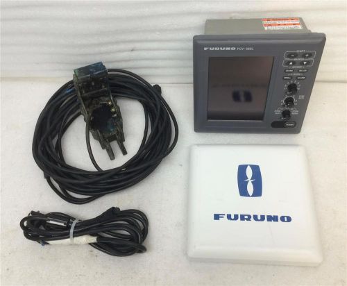 Furuno fcv-582l color sounder fishfinder w/ airmar transducer