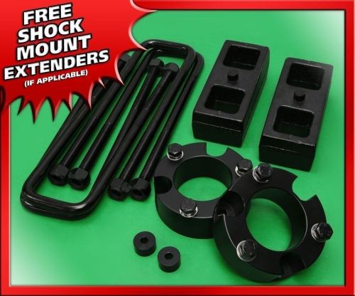 1995-2004 toyota tacoma 2wd 4wd billet 2.5&#034; front 1.5&#034; steel rear lift kit