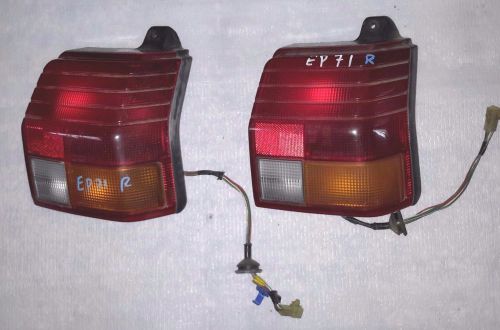 Toyota starlet ep70 1985-89 model rear lights pair (lh+rh) iki