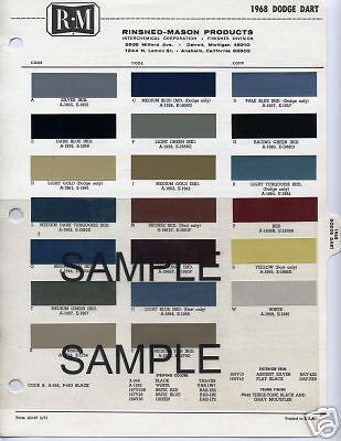 1975 plymouth duster scamp fury valiant paint chips rinshed mason 4