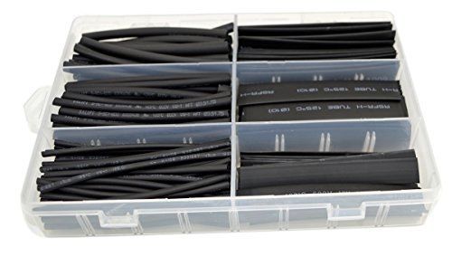 Urbest®180 pcs heat shrink wire wrap cable sleeve tubing sets assorted size