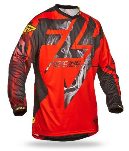 Fly racing lite hydrogen 2015 mens mx/offroad jersey black/red