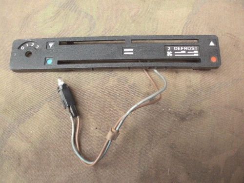 Vw scirocco oem heater control bezel