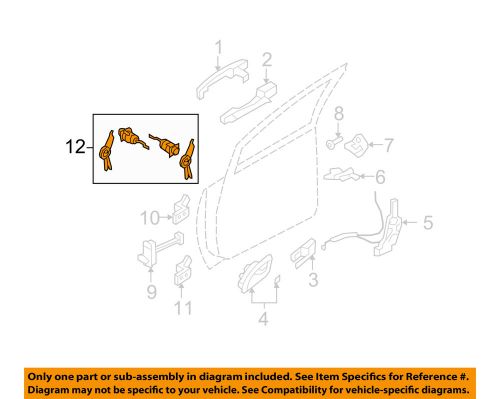 Kia oem 2010 rondo front door-lock cylinder 819801db00