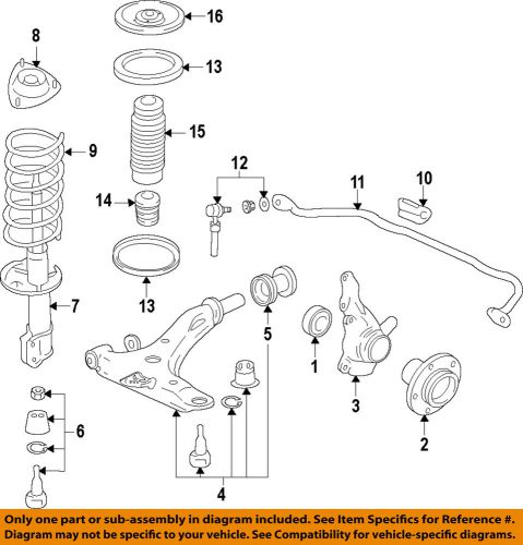 Kia oem 14-15 sorento front suspension-strut bumper 546262w000