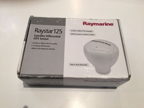 Brand new raymarine raystar 125 seatalk gps sensor receiver pn e32042 rs125