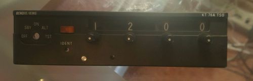 Bendix king kt76a transponder face plate