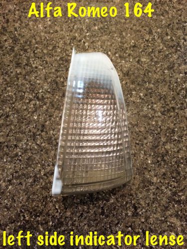 Alfa romeo 164 left side headlight indicator blinker lense with gasket