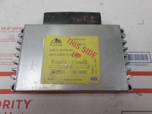 Abs control module lincoln continental 1988 1989 e80c-2c219-ac 3.8l v6 oem