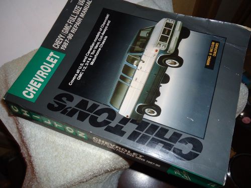 Chilton repair manual # 8040,chevy/gmc full size vans