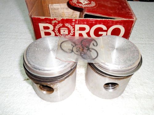 Fiat 500 nos piston borgo 67.4 +1.00 mm genuine italy