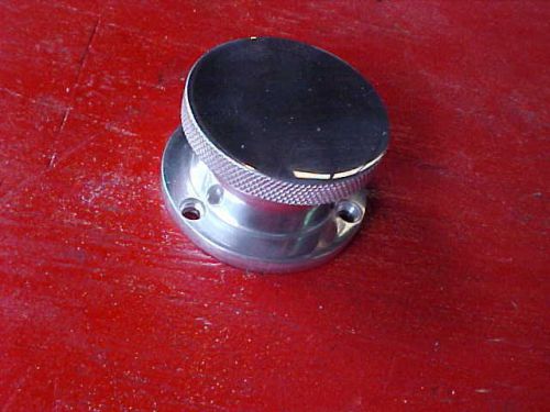 Aluminum universal bolt on/weld on valve cover bung/oil fill cap,rears/ rat rod