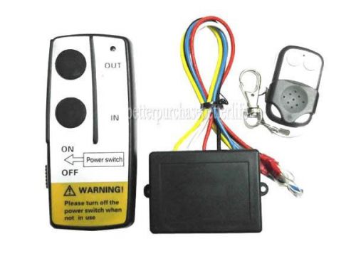 Wireless winch remote control handset, 12vdc, for truck jeep atv suv utv winch