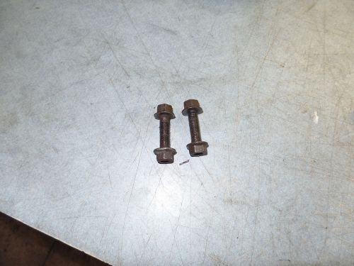 1984-1987 corvette c4 front spring steel retainer mounting bolts &amp; nuts, gm