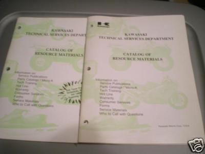 Kawasaki dealer resource manuals quantity 2