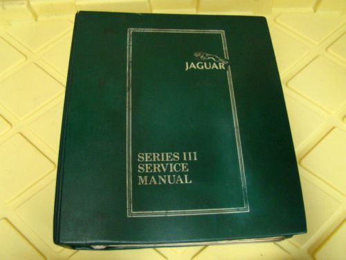 Jaguar factory service manual series 3 genuine original edition 15 books akm9006