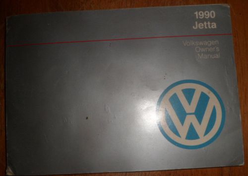 1990 volkswagen vw jetta owners manual