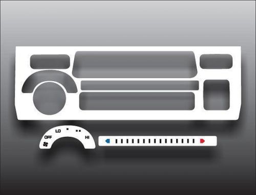 1989-1999 toyota mr2 white heater control switch overlay hvac
