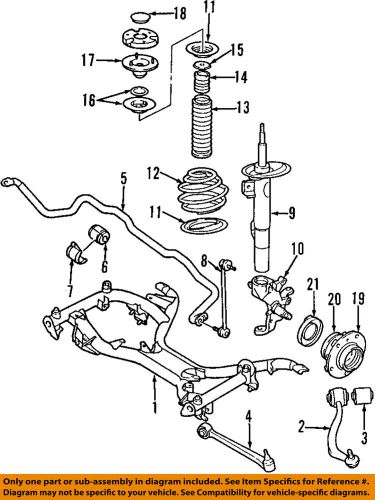 Bmw oem 00-06 x5 front suspension-spring plate 31331090612