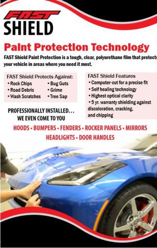 Dodge charger paint protection film, fast shield
