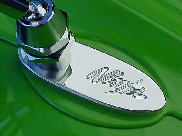 Kawasaki ninja 250 500 zx6 zx7 zx9 zx10 zx11 chrome base plates