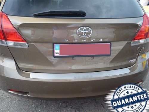 Toyota venza 2012-2015 fl rear bumper protector stainless steel cover flat cover