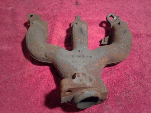 Rear exhaust manifold 4.9 liter ford e f 150-350 e7te-9431-hd 1987-1996 truck