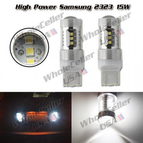 720lm 7440 7443 white 15w samsung 2323 backup reverse light bulb for honda