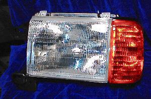 L headlight 1987-1991 ford bronco pickup 87 88 89 90 91