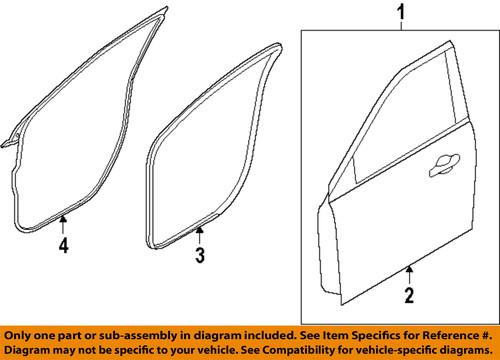 Ford oem bb5z7820201a door outer panel-outer panel