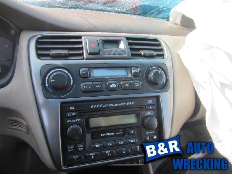 Radio/stereo for 01 02 honda accord ~ am-fm-6 cd-cass cpe 2 dr