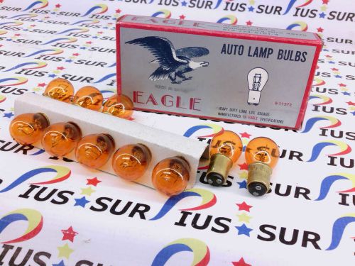 Nsop 10 eagle auto halogen hd lamp bulbs 9-11572 1157a 1157 amber 12v32/3cp turn