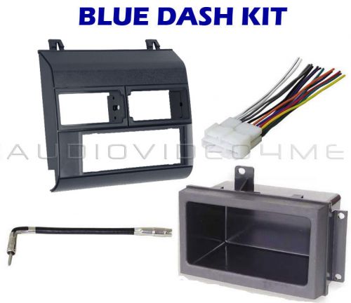 Chevy gmc pickup truck 88-94 blue radio dash kit combo  c k 1500 89 90 91 92 93