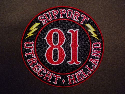 Hells angels utrecht support patch black