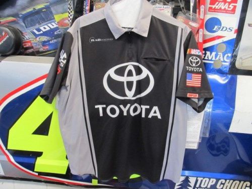 Nascar race used crew shirt simpson toyota  size xl