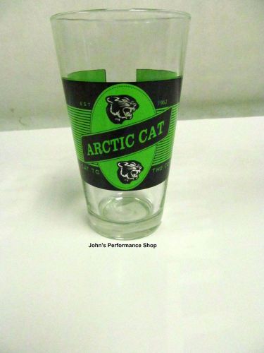 2017 arctic cat screen printed on glass cat to the core pint glass 5273-037