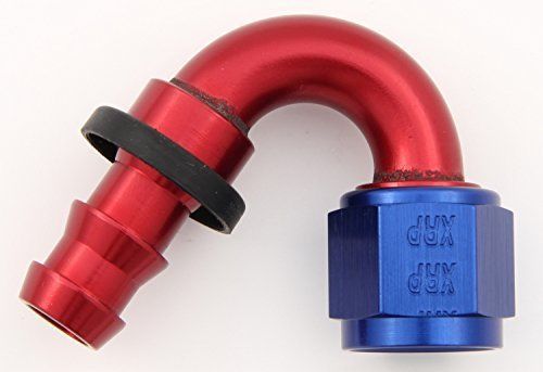 #6 150 deg push-on hose end