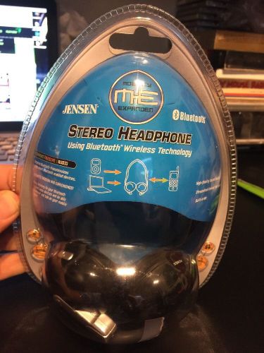 New jensen bluetooth wireless headphones transmit receive phone stereo wbt212